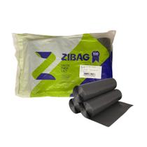 Saco de lixo preto 100 litros Rolo reciclado Econômico Zibag com 100 unidades Saco de lixo preto 100 litros Rolo reciclado Econômico Zibag com 100 unidades