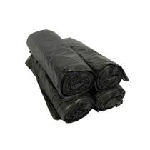 Saco de lixo preto 20 litros Rolo reciclado Econômico Zibag com 100 unidades