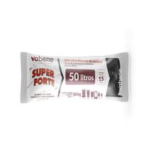 Saco De Lixo Preto 50 Litros Rolo 15 Un Super Reforçado Saco De Lixo Preto 50 Litros Rolo 15 Un Super Reforçado