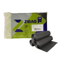 Saco de lixo preto 60 litros Rolo reciclado Econômico Zibag com 100 unidades Saco de lixo preto 60 litros Rolo reciclado Econômico Zibag com 100 unidades