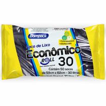Saco de Lixo Preto Econômico 15lts, 30lts, 50 lts, 100lts - BOMPACK
