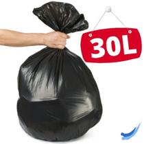 Saco De Lixo Reforçado 30l Uso Doméstico Com 100 Unidades
