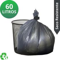 Saco De Lixo Reforçado 60 Litros Pacote Com 100 Unidades