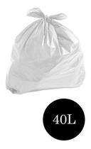 Saco De Lixo Reforçado Branco Leitoso 40Lts Pct C/100 Un Saco De Lixo Reforçado Branco Leitoso 40Lts Pct C/100 Un