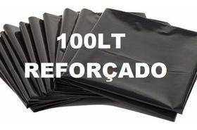 Saco De Lixo Reforçado Preto 100 Lts C/100 Unids