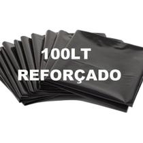 Saco De Lixo Reforçado Preto 100 Lts C/100 Unids