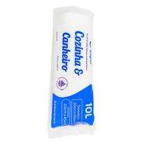 Saco de lixo rolo banheiro e cozinha branco 10l com 50 un Saco de lixo rolo banheiro e cozinha branco 10l com 50 un