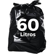 Saco de lixo SUPER REFORÇADO 60 Litros 100 unidades 0.10 micras Condomínios Restaurantes Residência