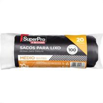 Saco De Lixo Superpro Bettanin 20L - 40X50Cm Preto Com 100 Pecas Saco De Lixo Superpro Bettanin 20L - 40X50Cm Preto Com 100 Pecas