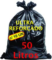 Saco de lixo survey quality alta resistência 50l c/10un