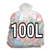 Saco De Lixo Transparente 100l Reforçado 100 Un