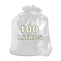 Saco De Lixo Transparente 100l Reforçado 5 Micra 100 Unid