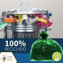 Saco De Lixo Verde 100 Litros Super Leve 0,02mm 100un Saco De Lixo Verde 100 Litros Super Leve 0,02mm 100un