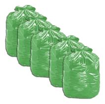 Saco De Lixo Verde 60l Pacote Com 100 Kit 5