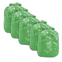 Saco De Lixo Verde 60L Pacote Com 100 Kit 5
