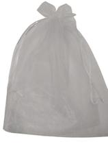 SACO DE ORGANZA 17x24 BRANCO PCT COM 10 UNIDADES