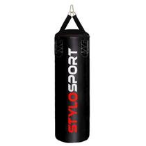 Saco de Pacada Boxe Profissional 90 x 100 Stylo Sport Preto Vermelho
