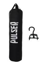 Saco de Pancada 0,75X1,0 M Com Gancho Boxe Muay Thai Vazio Pulser Saco de Pancada 0,75X1,0 M Com Gancho Boxe Muay Thai Vazio Pulser