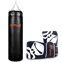 Saco De Pancada 120X100 + Luva Bate-Saco Pro - Gorilla Saco De Pancada 120X100 + Luva Bate-Saco Pro - Gorilla