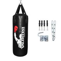 Saco de Pancada 90cm Boxe Valentini Vazio com Suporte de Parede Reforçado e Parafusos Saco de Pancada 90cm Boxe Valentini Vazio com Suporte de Parede Reforçado e Parafusos