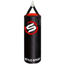 Saco de pancada boxe 90x100 vazio treino boxing stylo