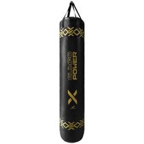Saco De Pancada Boxe Muay Thai Kickboxing Profissional Power X Olimpo Preto Vazio