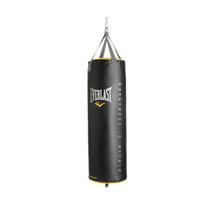 Saco de pancada everlast 100 libras vazio preto 115x49 cm 45kg