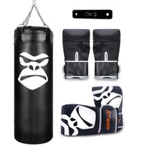 Saco De Pancada Profissional Boxe 90 Cm Luva Bate Saco PRO Adulto + Luva Infantil + Suporte Gorilla Saco De Pancada Profissional Boxe 90 Cm Luva Bate Saco PRO Adulto + Luva Infantil + Suporte Gorilla