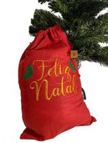 Saco De Papai Noel Para Presente de Natal Fantasia Natalina - MultiA