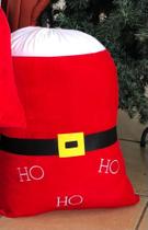 Saco de Papai Noel Vermelho Natalino 90x30cm