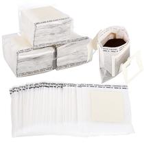 Saco de papel de filtro de café Frcctre 200 unidades descartável 3x3,5 cm