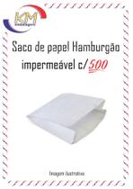 Saco de papel hamburgão impermeável c/ 500 unid. - hambúrger, hamburgueria, lanches (765) Saco de papel hamburgão impermeável c/ 500 unid. - hambúrger, hamburgueria, lanches (765)