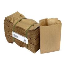 Saco De Papel Kraft 1.4 500 Unidades 17x8cm