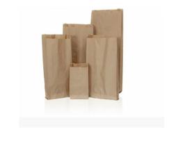 Saco de Papel Kraft 3kg para Padaria 500 Un. Liso, Resistente, Ideal para Panificadoras