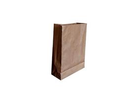 Saco De Papel Kraft 80G 25X10X36Cm Hamburguer Pacote Com 100