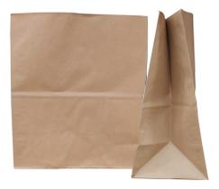 Saco De Papel Kraft Delivery Fast Food M Liso C/ 100 Wide St