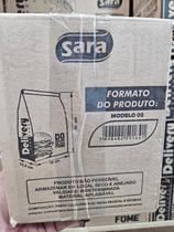 Saco de papel kraft fast Ford 18x30 decorado - SARA
