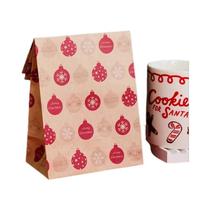 Saco De Papel Kraft Para Biscoitos E Doces De Natal 510pcs Embalagem De Snacks Decorações De Festa