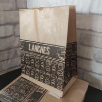 Saco de Papel Kraft SOS M Impresso com 50und - Pack