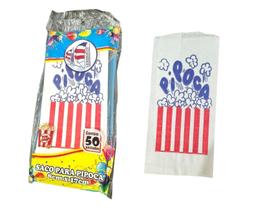 Saco De Papel Para Pipoca Impresso Desenho 8X17Cm- Kit 200Un Saco De Papel Para Pipoca Impresso Desenho 8X17Cm- Kit 200Un