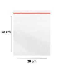 Saco de Plástico Zip Lock com Fecho Hermético n9 com 100 Unidades - Talge Saco de Plástico Zip Lock com Fecho Hermético n9 com 100 Unidades - Talge