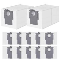 Saco de pó, pacote com 12 litros, para Roborock Q Revo/Qrevo S/Qrevo Pro