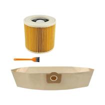 Saco De Poeira Premium WD3 Para Aspirador De Pó, Peças De Substituição Com Filtro Hepa Para Karcher