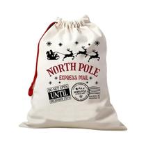 Saco De Presente Do Papai Noel Do Polo Norte 2024 Novas Sacolas De Presente De Natal Embalagem Saco De Presente Do Papai Noel Do Polo Norte 2024 Novas Sacolas De Presente De Natal Embalagem
