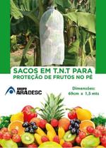 Saco De Proteção Tnt P/bananas ,69x1,50 Mts 50 Un. C/amarril