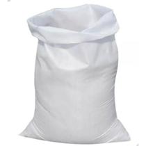 Saco de Ráfia Branco Novo 50 x 70 Até 50 Kg Kit 50 peças