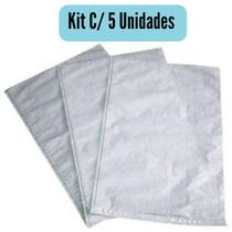 Saco de Ráfia Novo Liso Para Entulho Reforçado 70x50cm - Kit C/ 5 e 10 Unidades Saco de Ráfia Novo Liso Para Entulho Reforçado 70x50cm - Kit C/ 5 e 10 Unidades