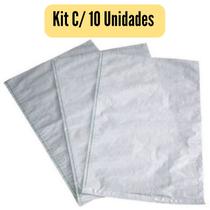 Saco de Ráfia Novo Liso Para Entulho Reforçado 70x50cm - Kit C/ 5 e 10 Unidades Saco de Ráfia Novo Liso Para Entulho Reforçado 70x50cm - Kit C/ 5 e 10 Unidades