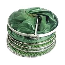 Saco De Rede De Pesca Dobrável Em Aço Inoxidável, Secagem Rápida E Multifuncional Para Embalagem De