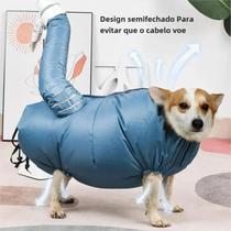 Saco de Secagem de Cabelo Dobrável para Pets - Limpeza Rápida e Fácil